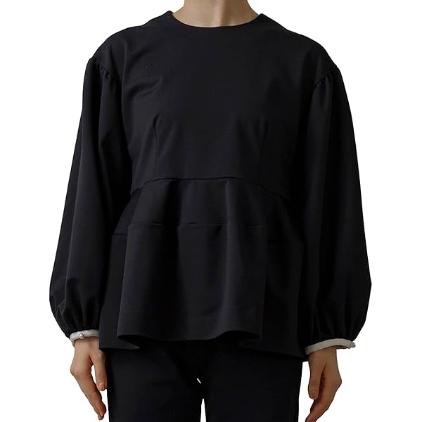 Amazon | [ソーノ] ブラウス ウェーブフレア モイスティブラウス